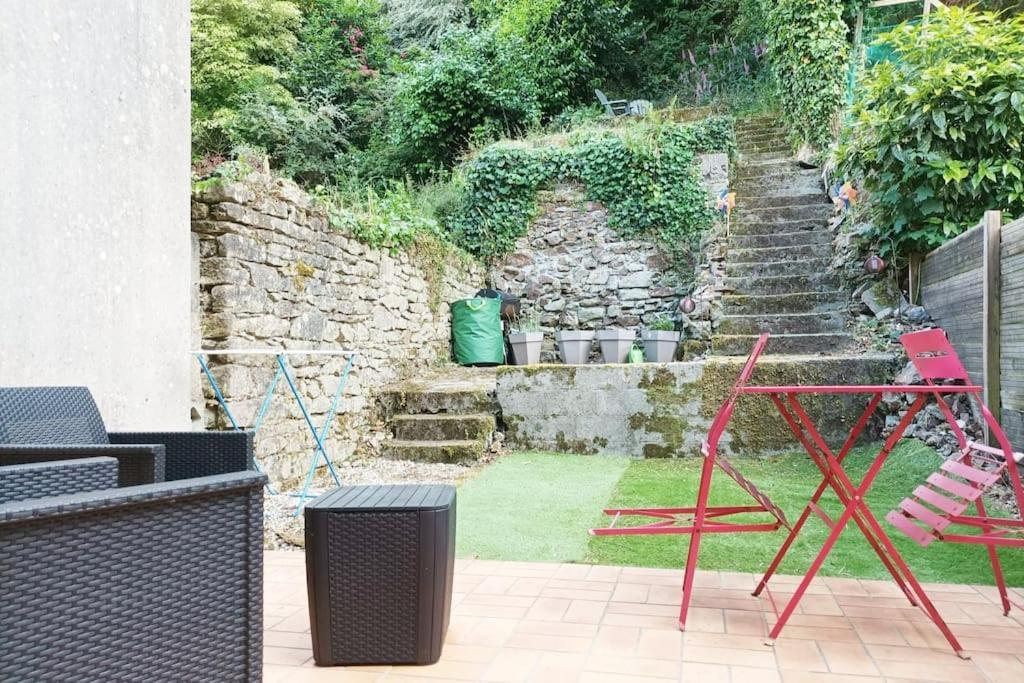 Oo Le Jardin Oo Paisible Studio Equipe Et Bien Place Quimper Exterior photo