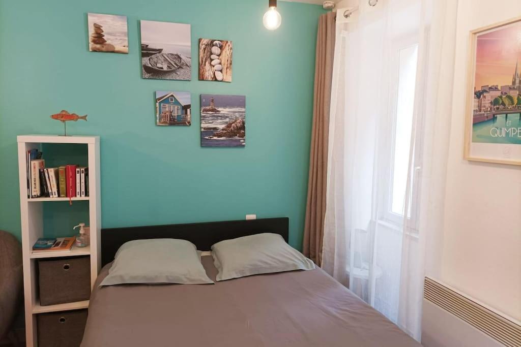 Oo Le Jardin Oo Paisible Studio Equipe Et Bien Place Quimper Exterior photo