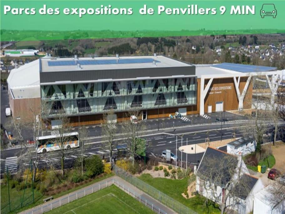 Oo Le Jardin Oo Paisible Studio Equipe Et Bien Place Quimper Exterior photo